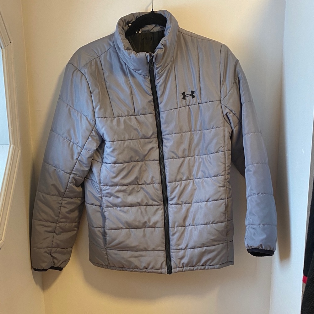 Under Armour Gray Quilted Puffer Jacket